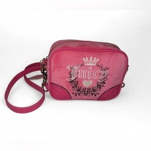 Juicy Couture Pink Flash Heritage Y2K style shoulder crossbody bag NWT